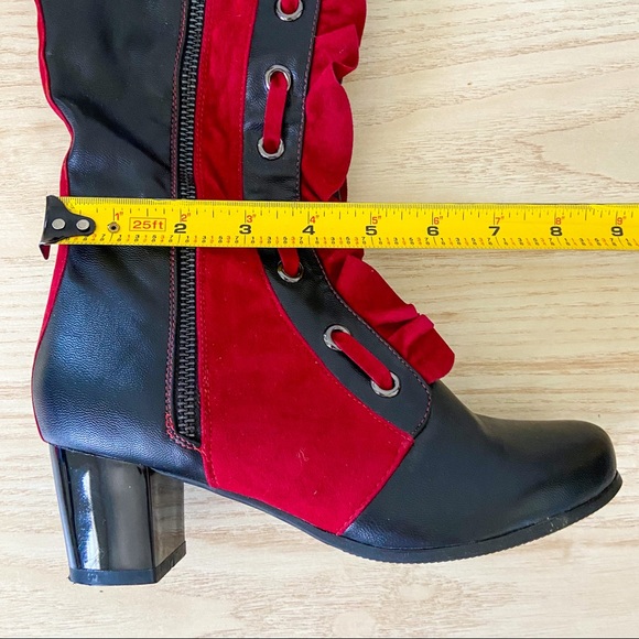 Red Flare Boots - Picture 6 of 6